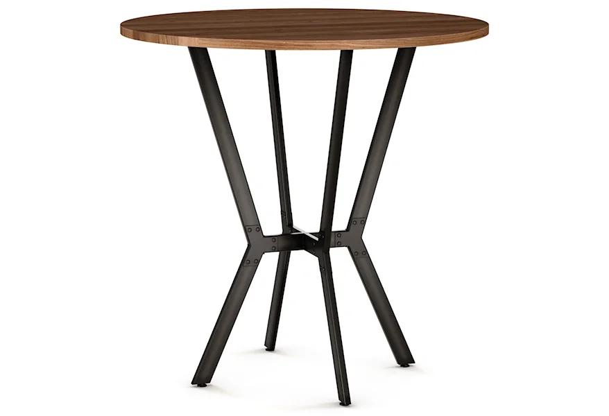 Tables Amisco Norcross Bar Table w/ Solid Wood Top by Amisco at Esprit Decor Home Furnishings